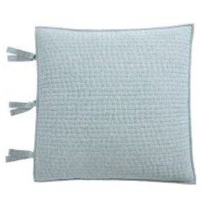 Potterybarn Euro Stonewashed Pickstitch Pillow Sham in Chambray